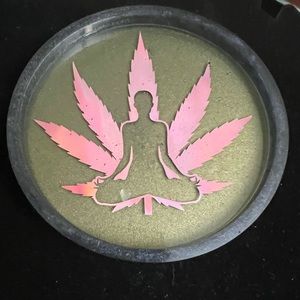 Small handmade resin coaster